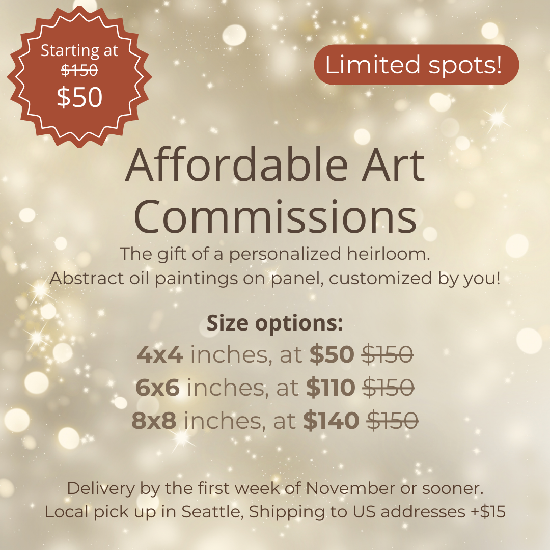 Affordable Art Commissions for the Holiday Season