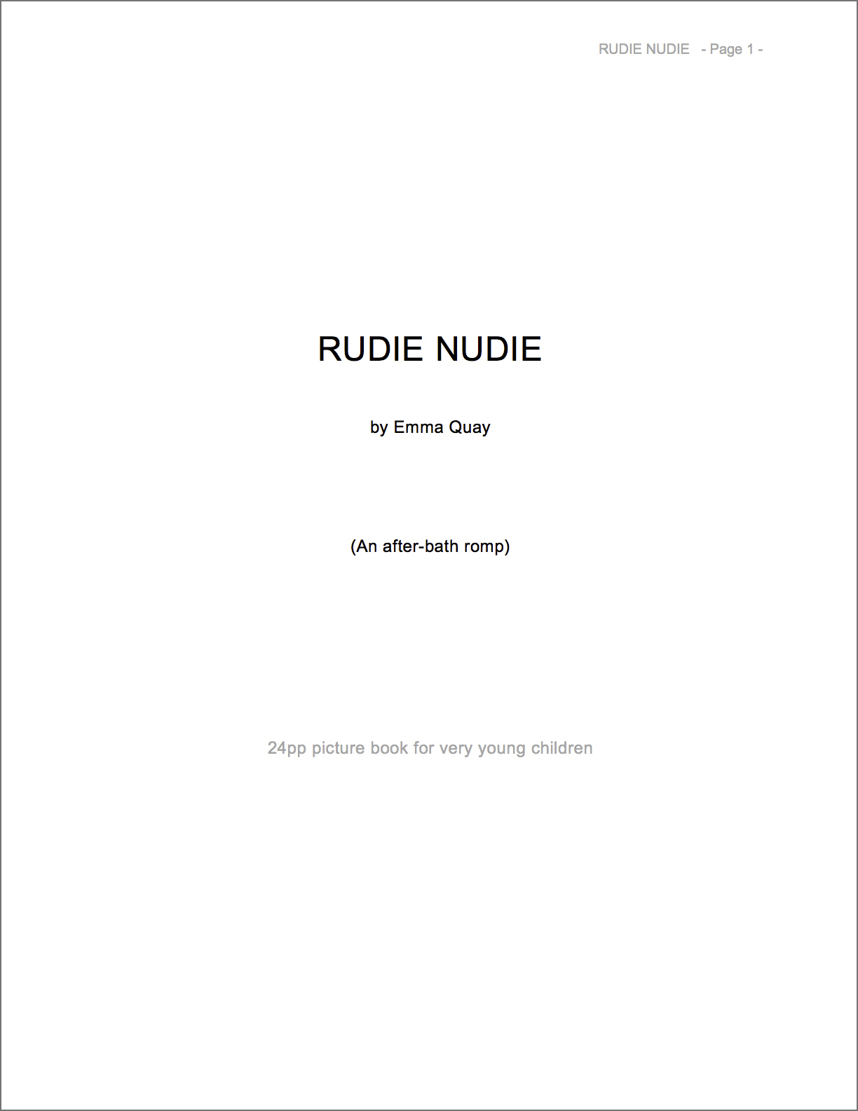 picture book manuscript examples picture book manuscript examples