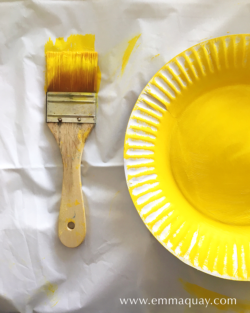 Paper plates craft activity | MY SUNBEAM BABY by Emma Quay | Instructions for a book-related activity for Book Week | www.emmaquay.com