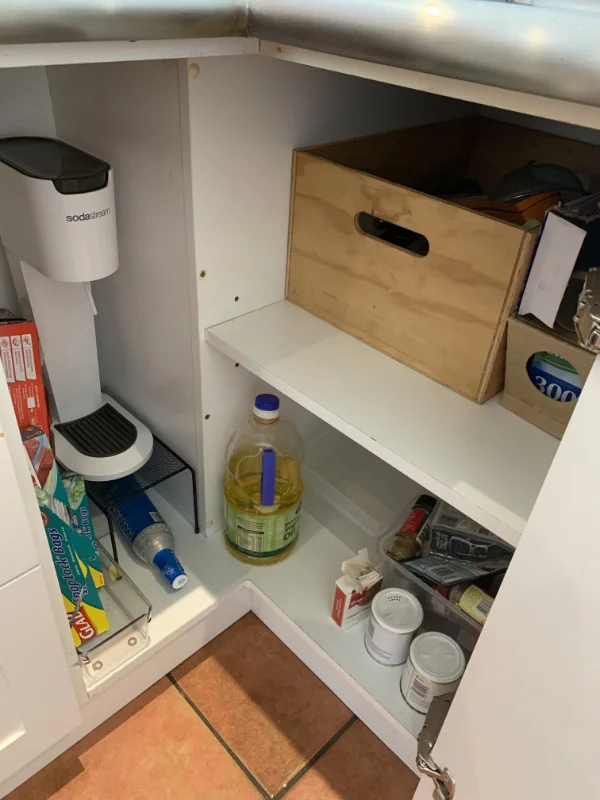 Utility cupboard - after