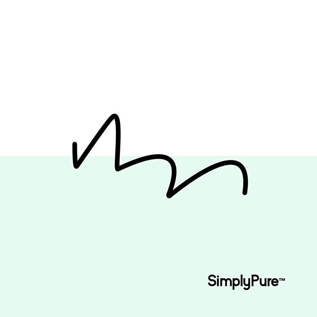 Identity for SimplyPure&trade; &mdash; hand sanitizer refill packs available in stores soon #staysafe 〰️