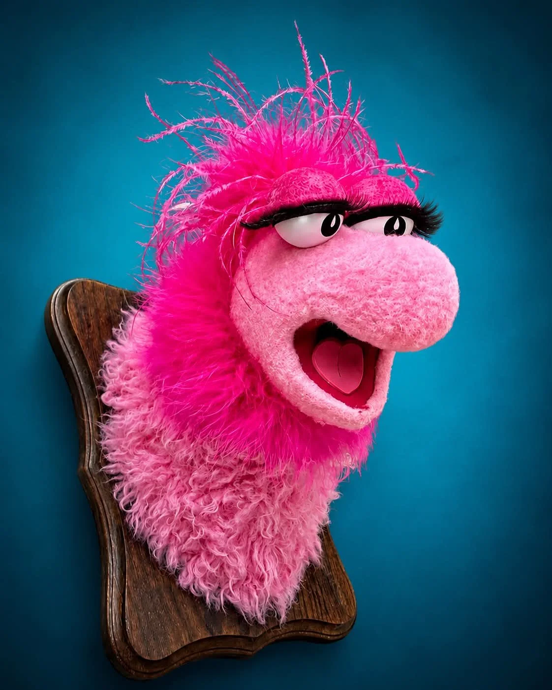 Creventive_Puppet_Company_Taxidermy_Pink_Fraggle_Rock_Commercial_Advertisement_Muppet_Puppet_Replica_Custom_Puppet.jpg