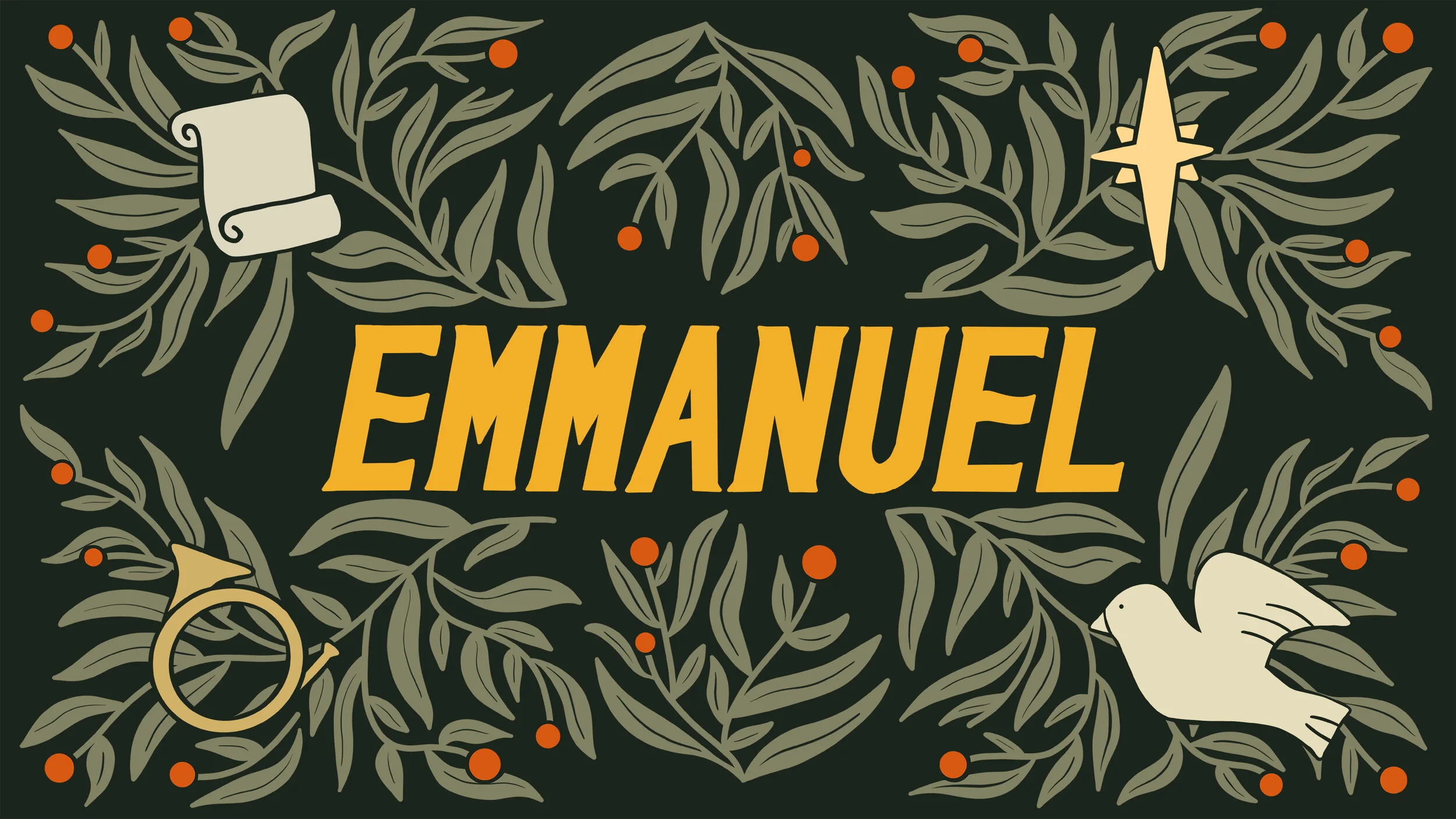 Advent Sermon Series Graphic // Community Bible Church, 2019