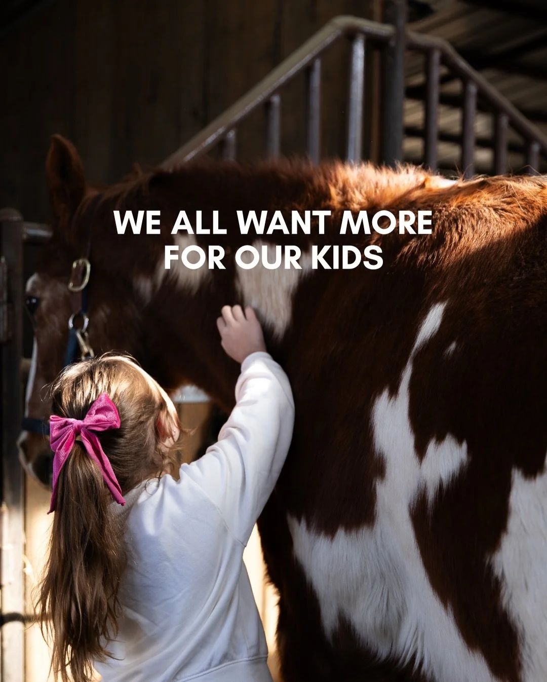 Growth comes from cultivating character. What better way than with horses?🐎 

Over the next few weeks, we have something planned every day to share our heart behind the horsemanship program! Make sure you&rsquo;re following along or DM us for more i