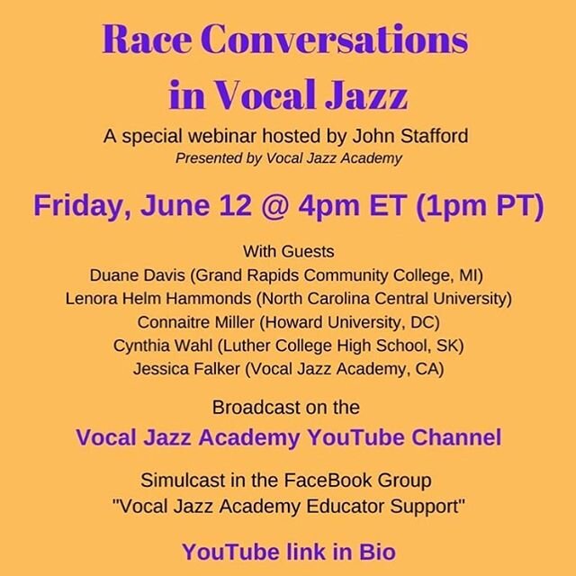 Just heard heard about this panel at 1:00PM pacific time today Friday 6/12 You can copy paste link below to watch on YouTube Thank you @christineguter for the heads up RT :
&mdash;&mdash;&mdash;-
Please join us for this special and important webinar 