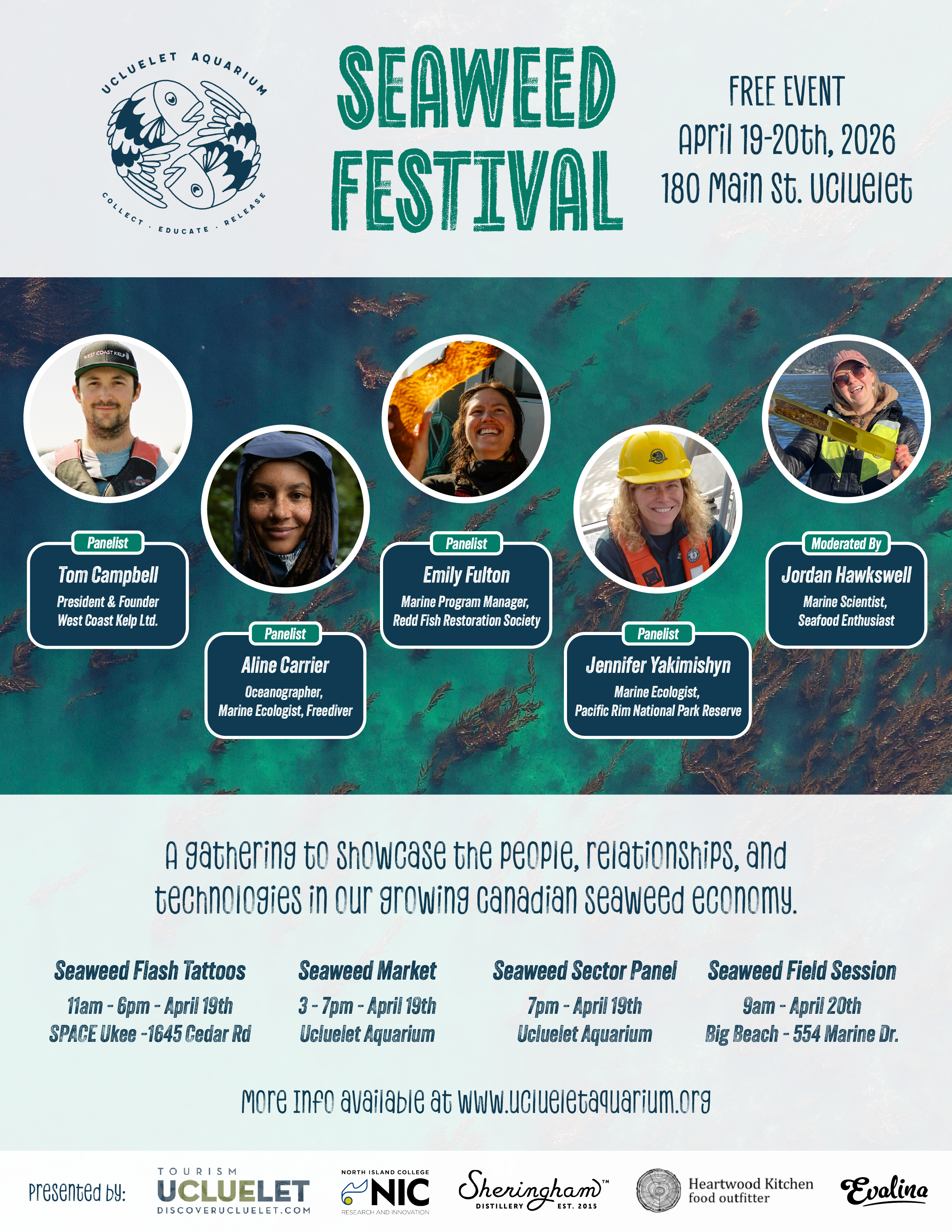Seaweed Symposium at the Ucluelet Aquarium!