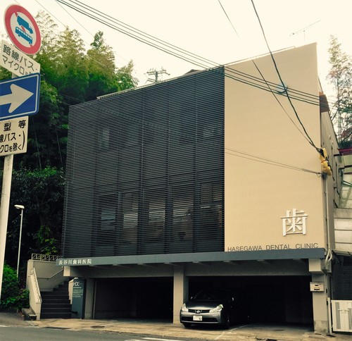  Commercial Offices - Japan Ever Art Wood® battens - Mizotsuki bolt fix cladding to facade 