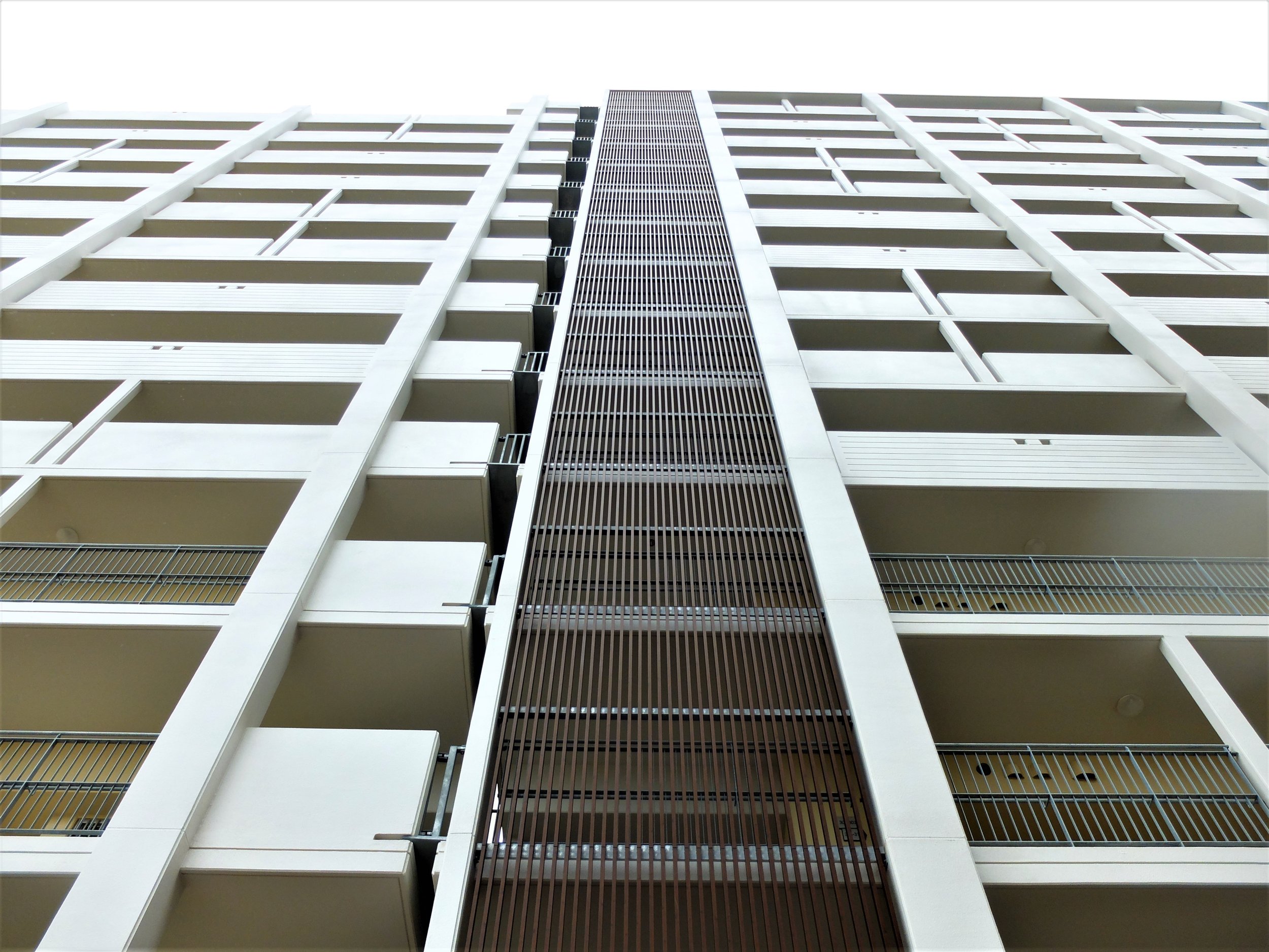  Multi-residential Apartment Complex - Japan Ever Art Wood® battens - Mizotsuki bolt fix cladding 