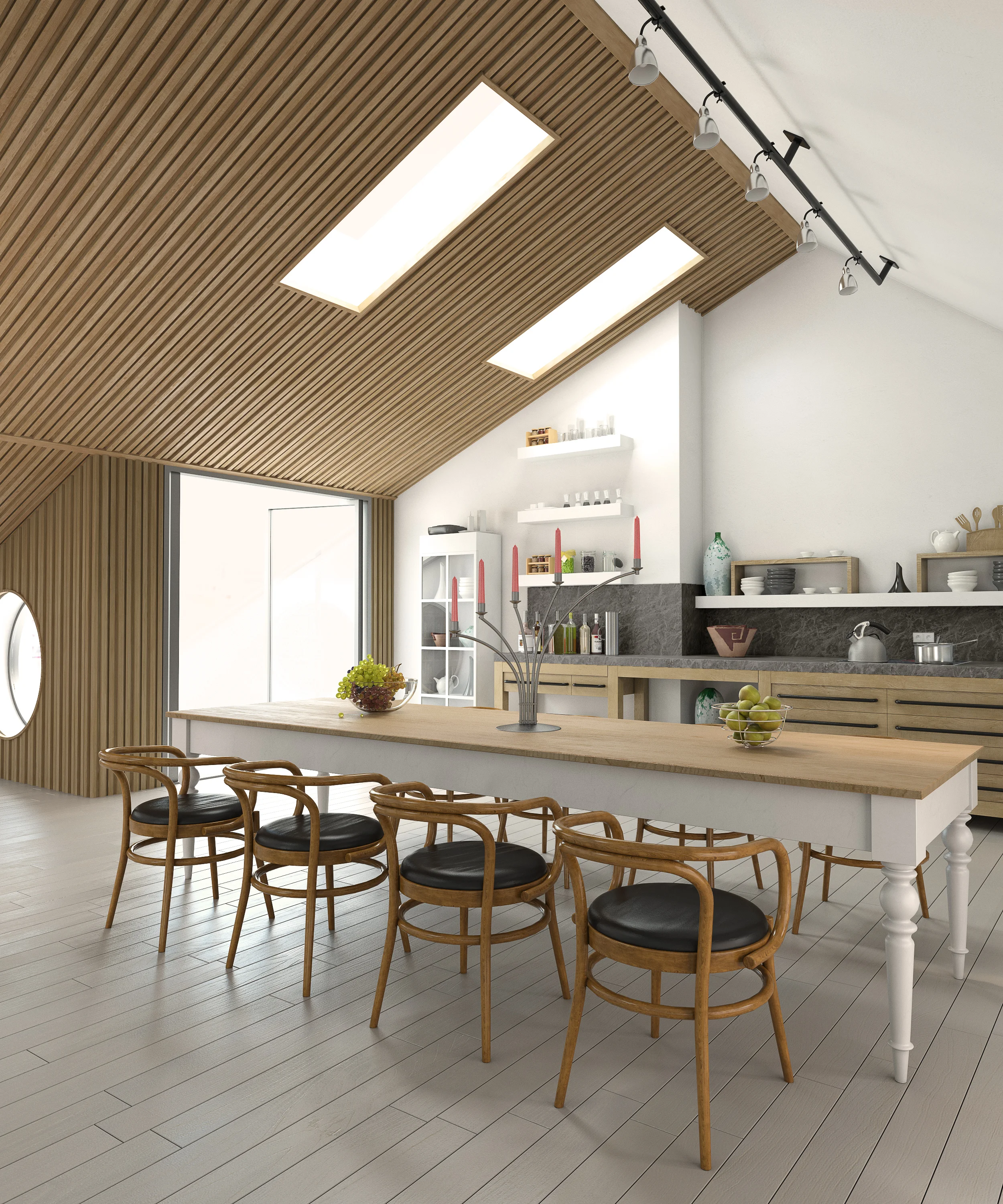 Interlocking batten look panels with water resistance