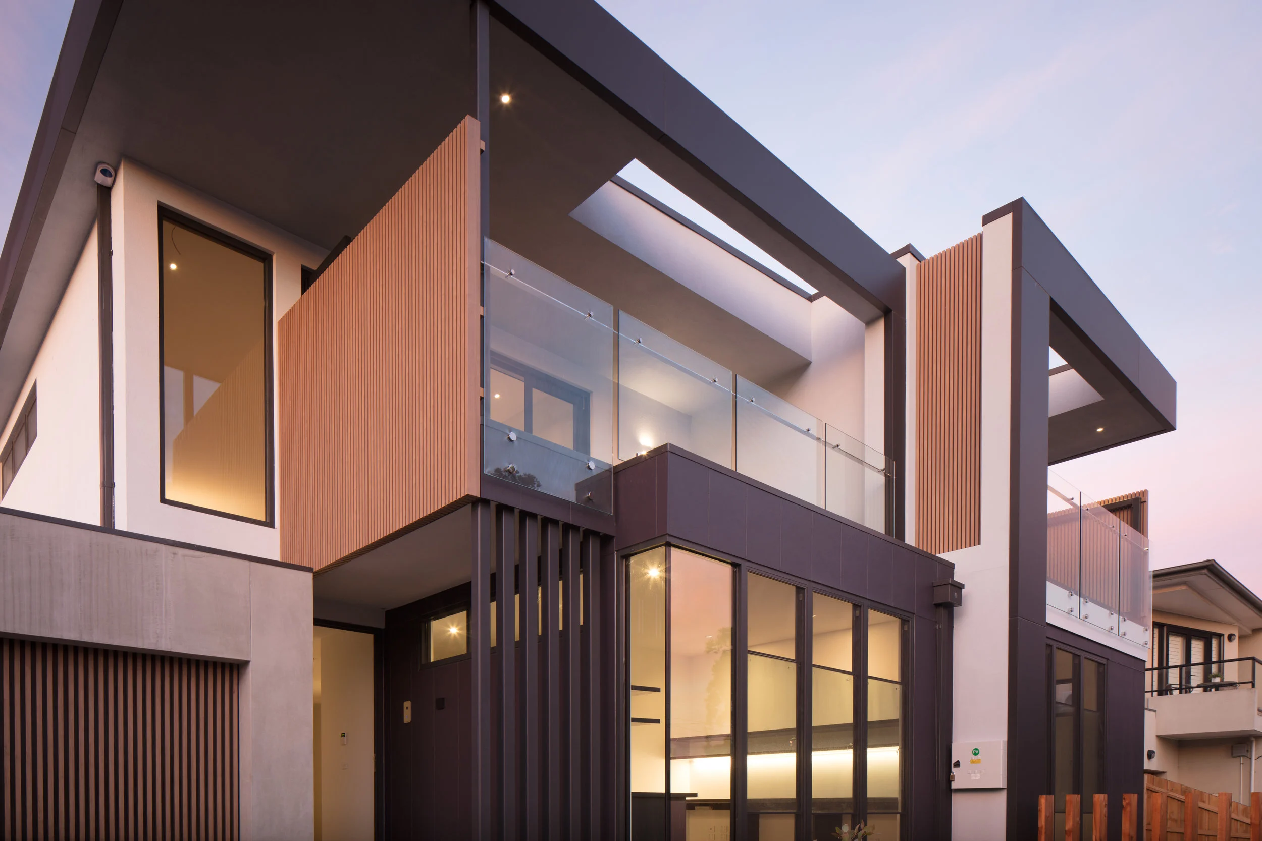 prefabricated screens and garage door battens