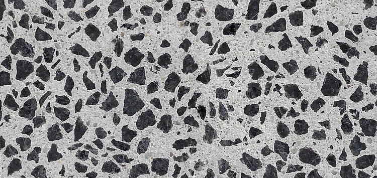 Ivory 3mm Super Off White & 6mm Black Granite