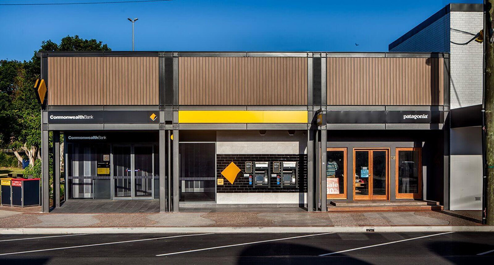 Commonwealth Bank Facade - Byron Bay NSW