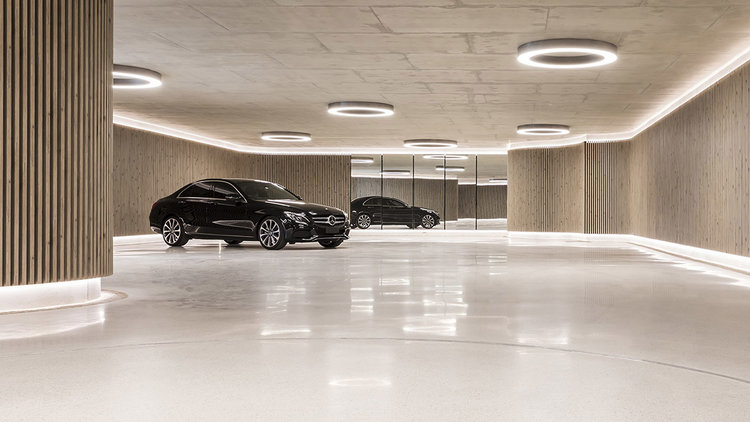 Coveted Materials Elevate the Humble Garage