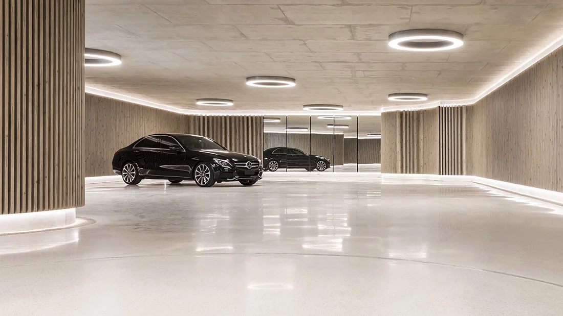 Coveted materials elevate the humble garage