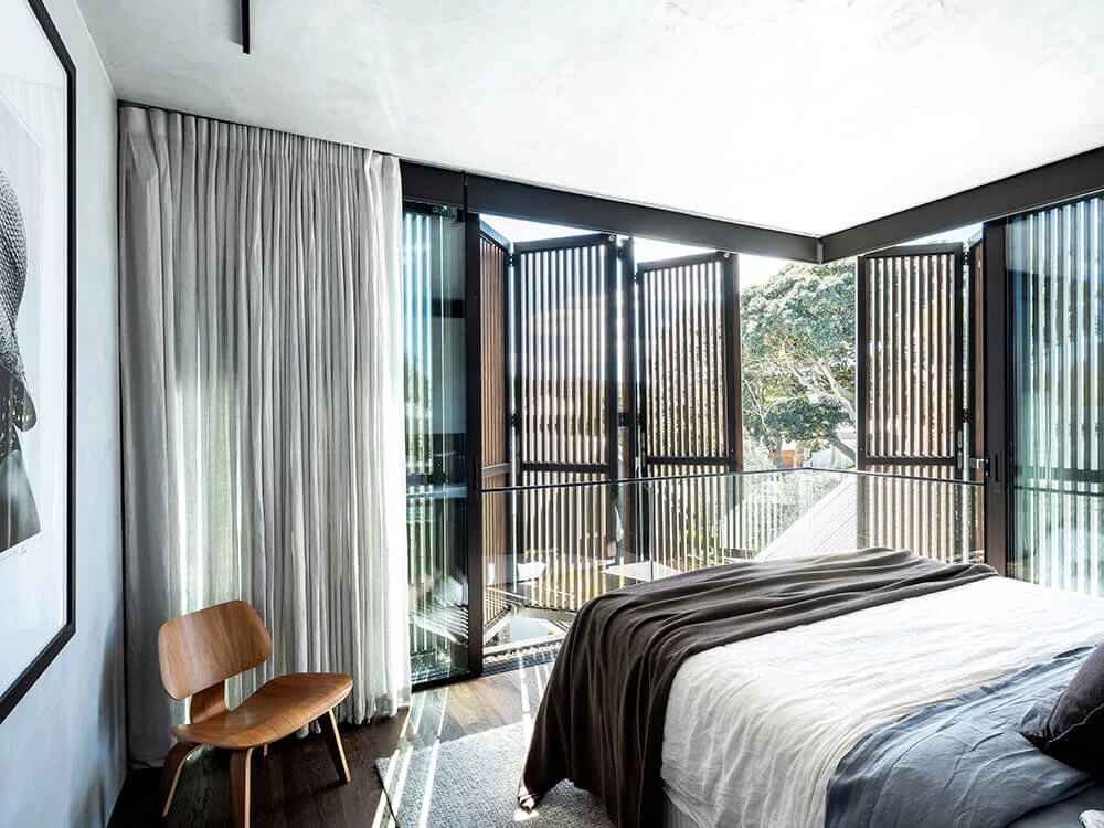Timber Look Bi-Fold Batten Screen Doors | Covet | Covet
