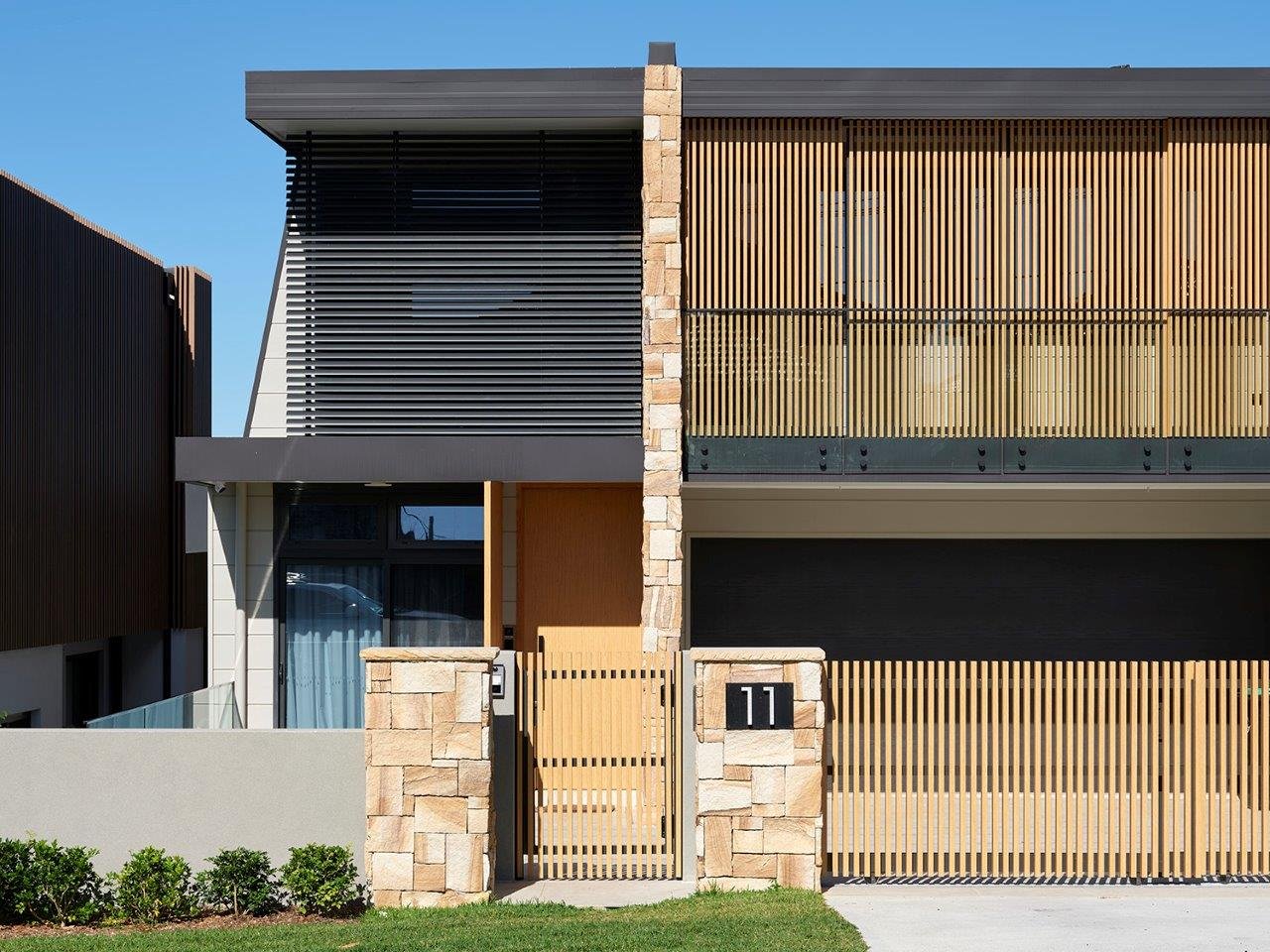  Private Residence - NSW  Ever Art Wood® battens - Kabebari 12x100 and 30x50 in Biera Oku 