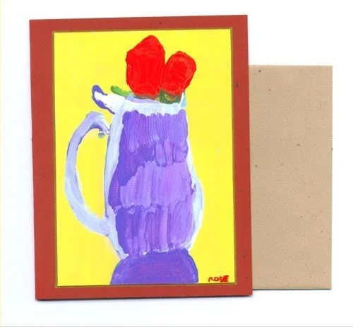artist with autism note card