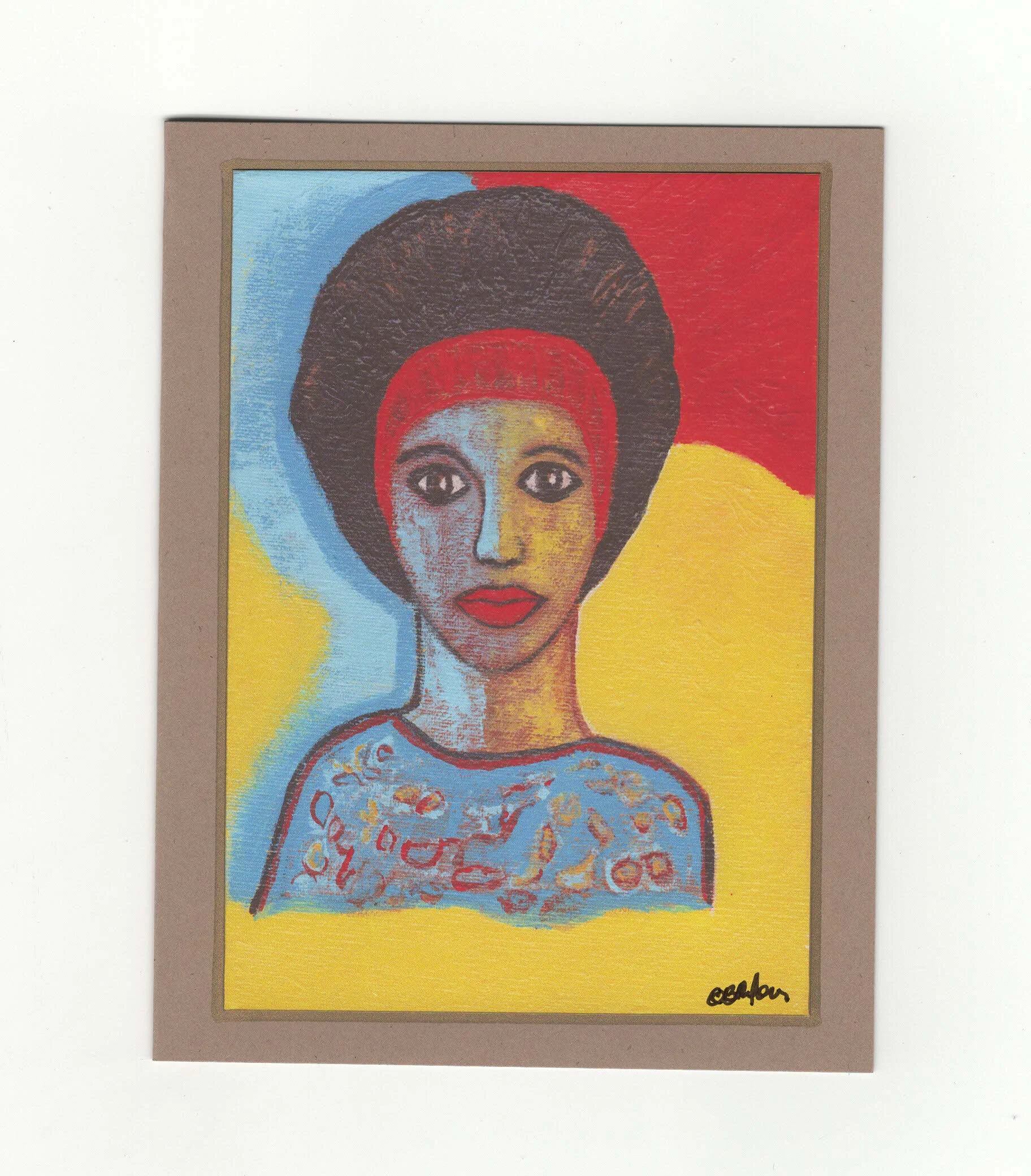 african american art note cards