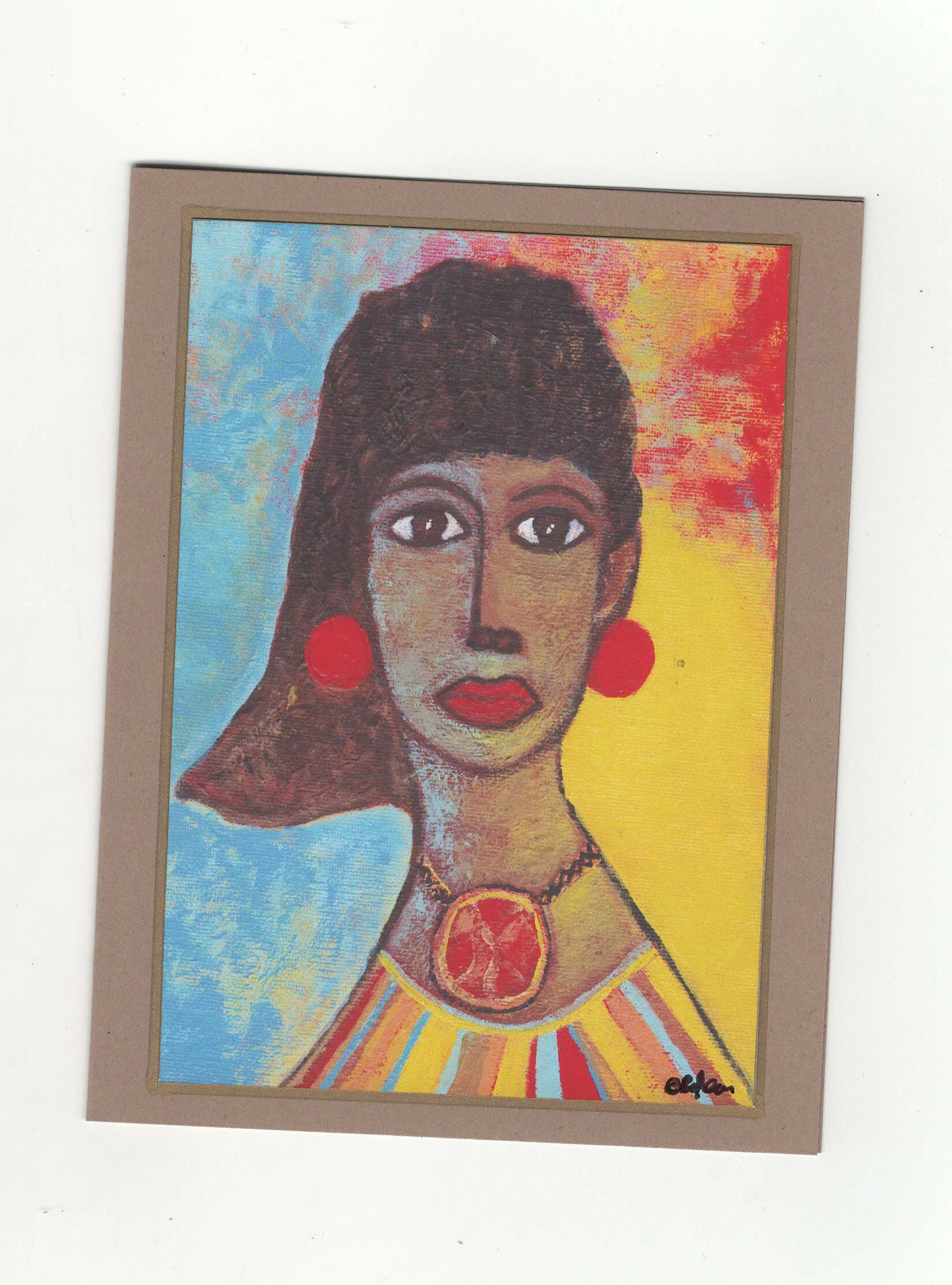 african american art note cards