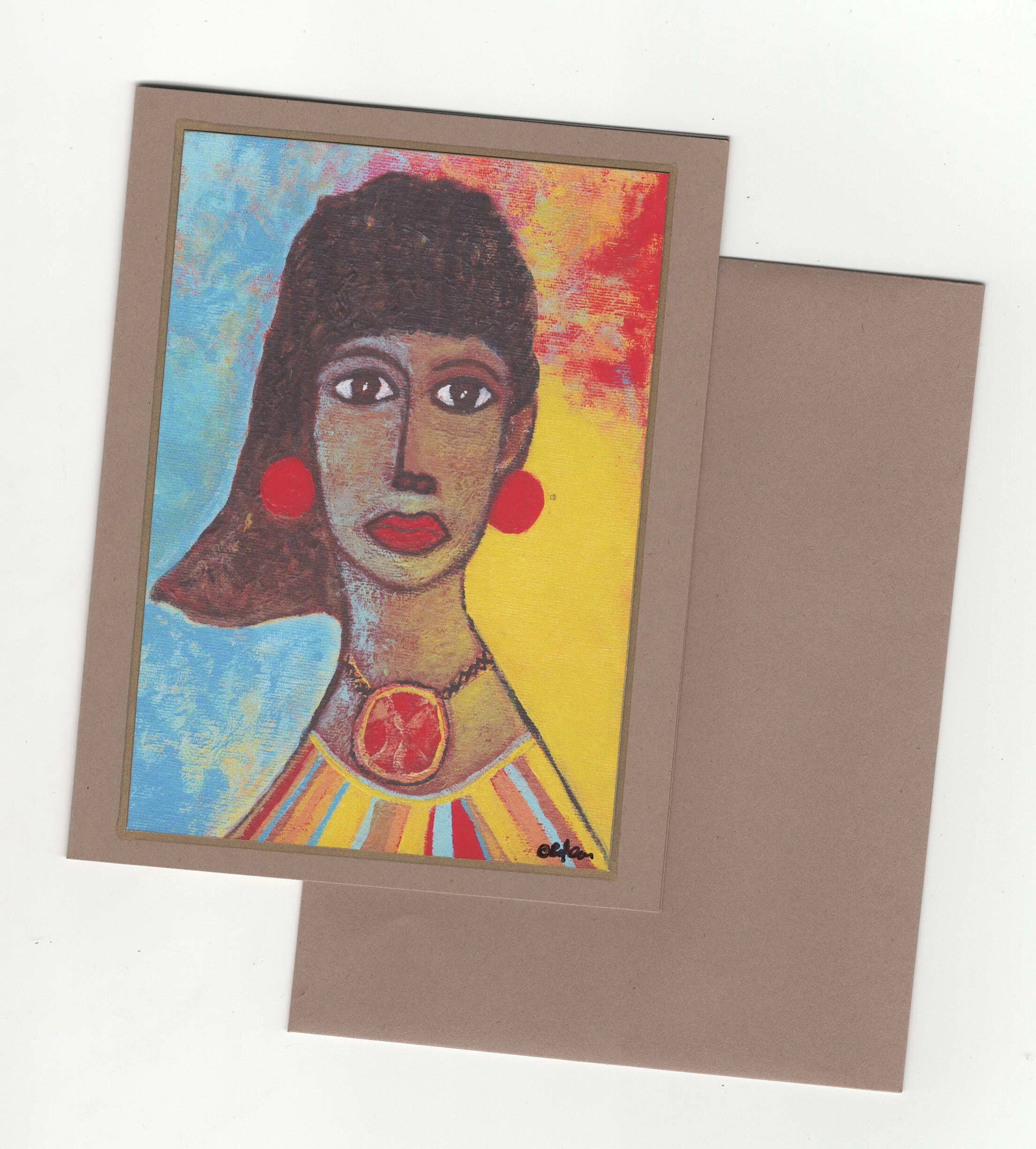african american art note cards