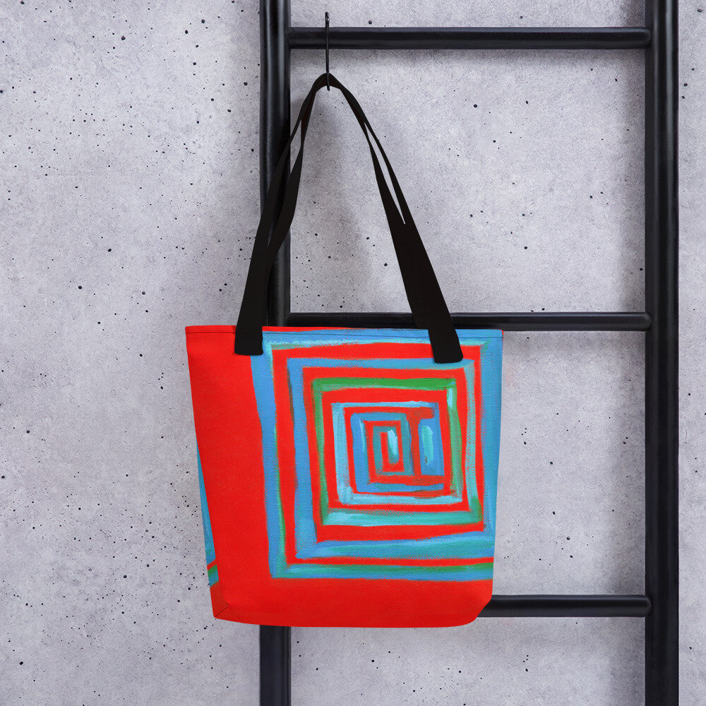 Abstract Art Tote bag — Visual Artists: Betty and Rose Refour