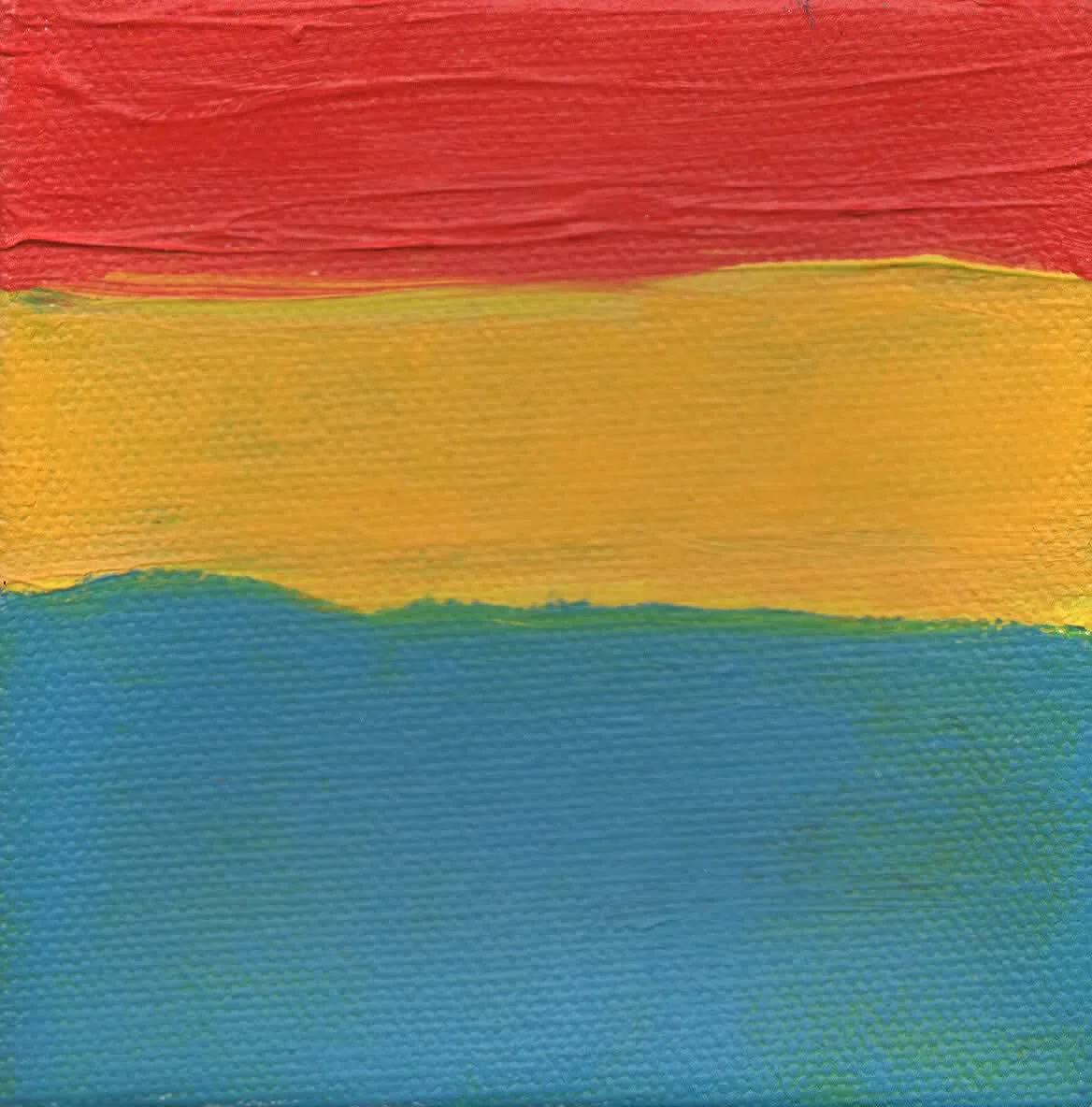 Small Primary Colors Art, Artist with Autism