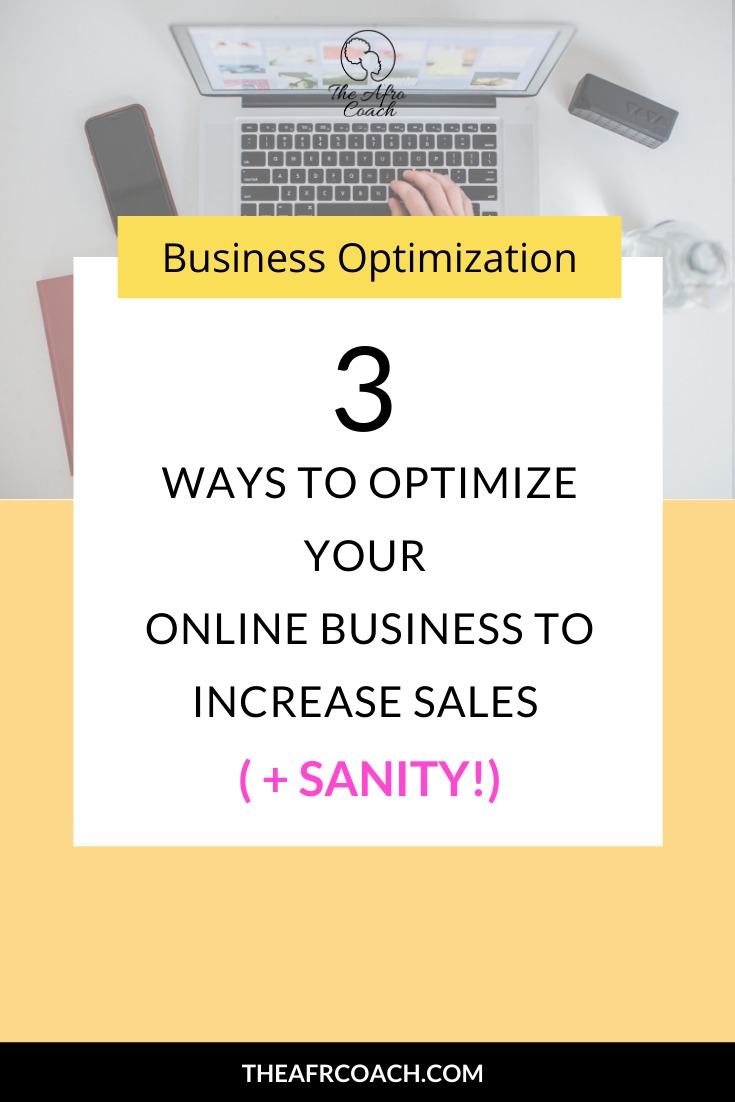 3 Ways to Optimize Your Online Business