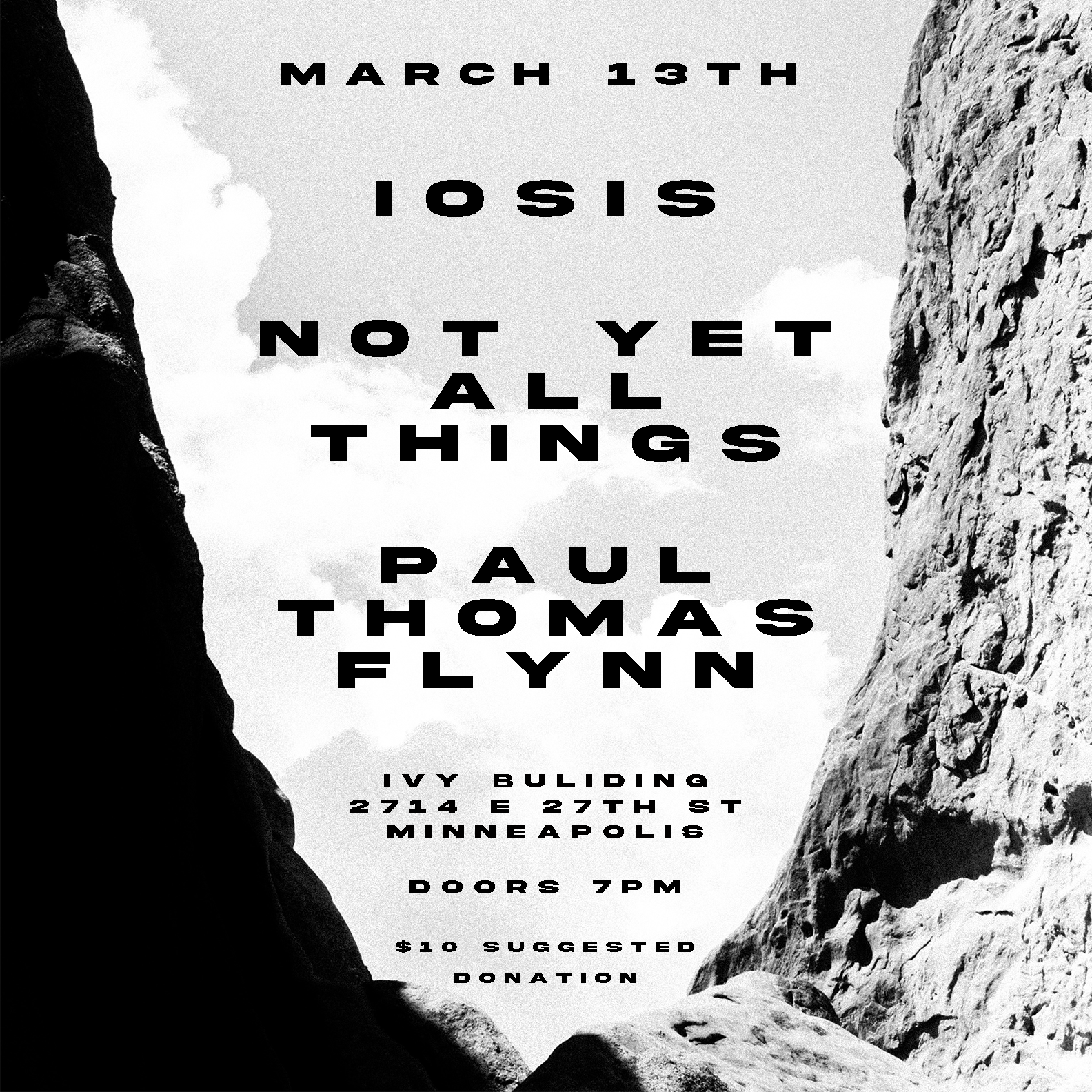 Drone Night @ The Ivy Building: IOSIS / NOT YET ALL THINGS / PAUL THOMAS FLYNN