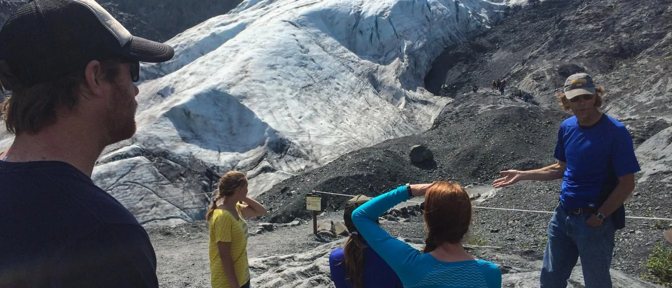 Exit Glacier in the Kenai Fjords National Park