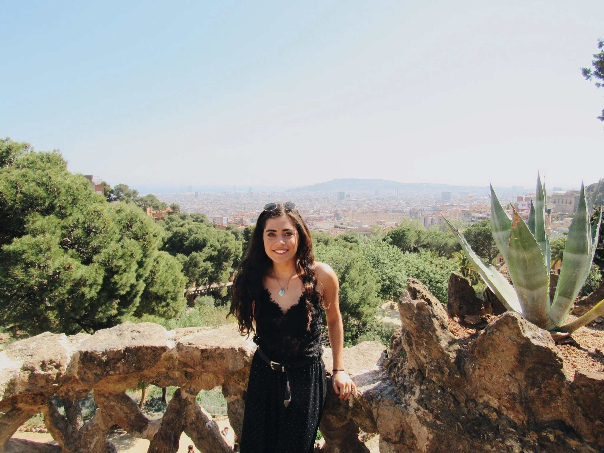 Park Güell~ beautiful park in the hills of Barcelona that was constructed by both architects, Güell and Gaudí