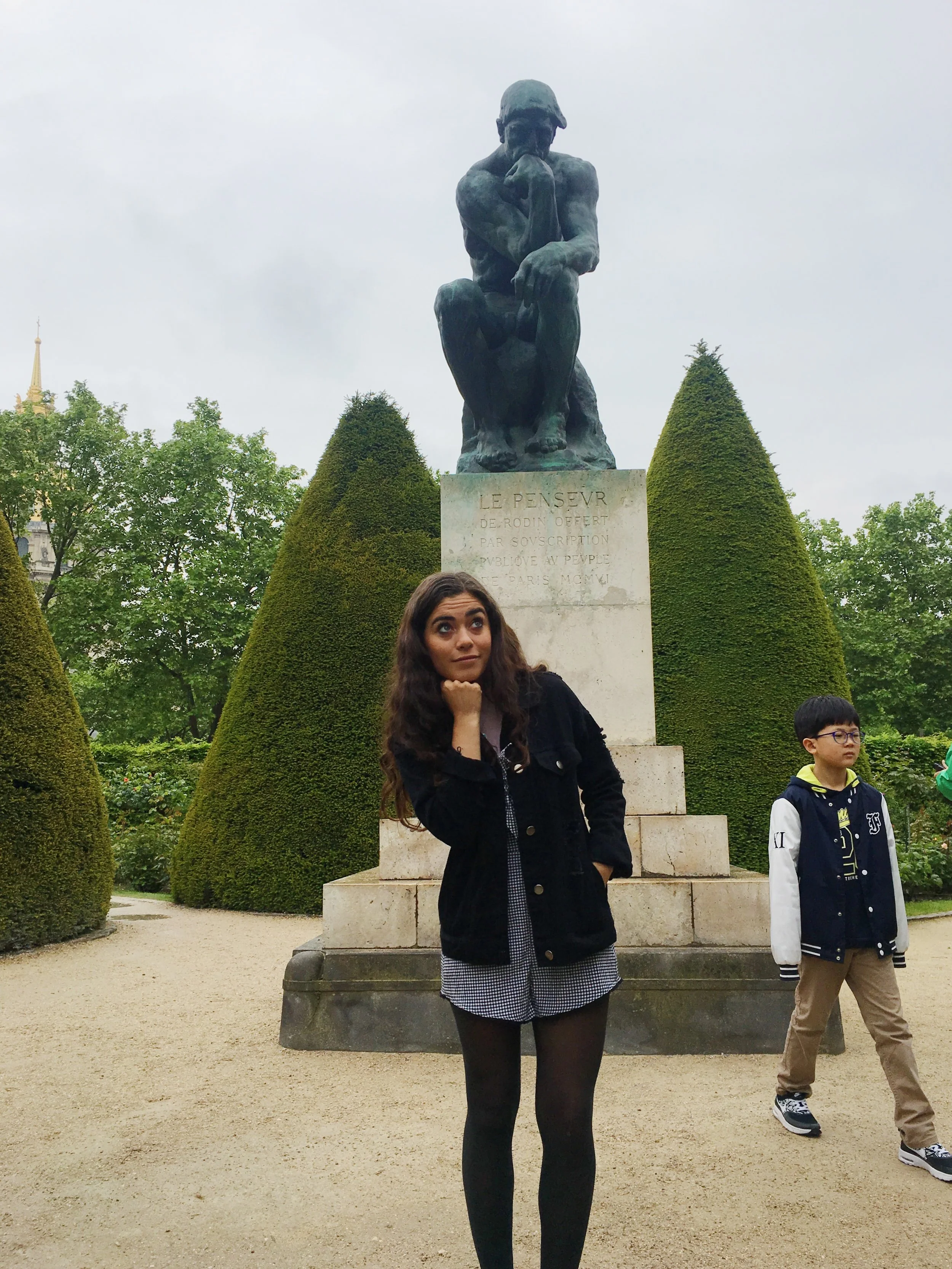 The Thinker at Musée Rodin~ a museum dedicated to Rodin's works in the estate he lived in while in Paris