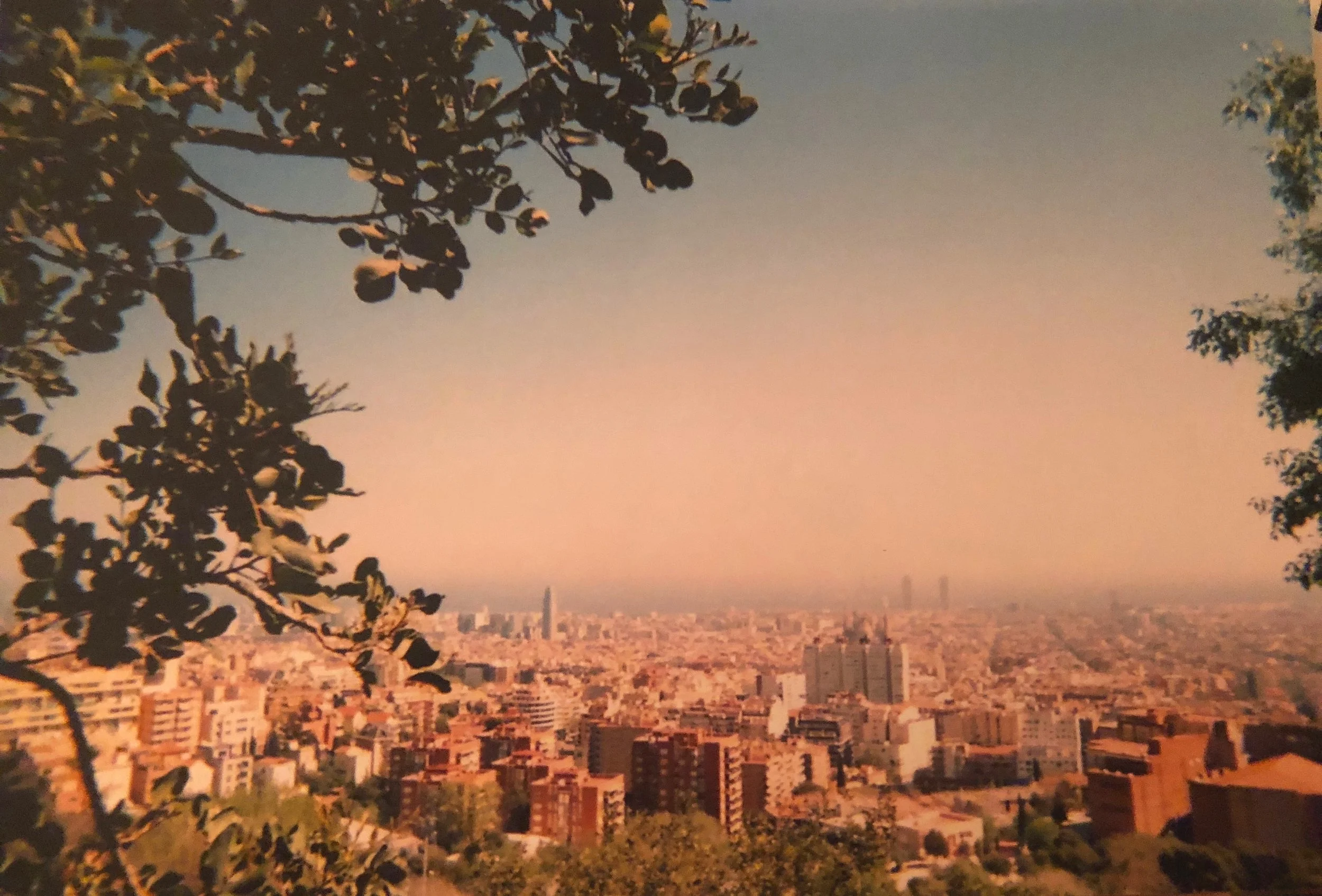 Park Güell overlooking Barcelona