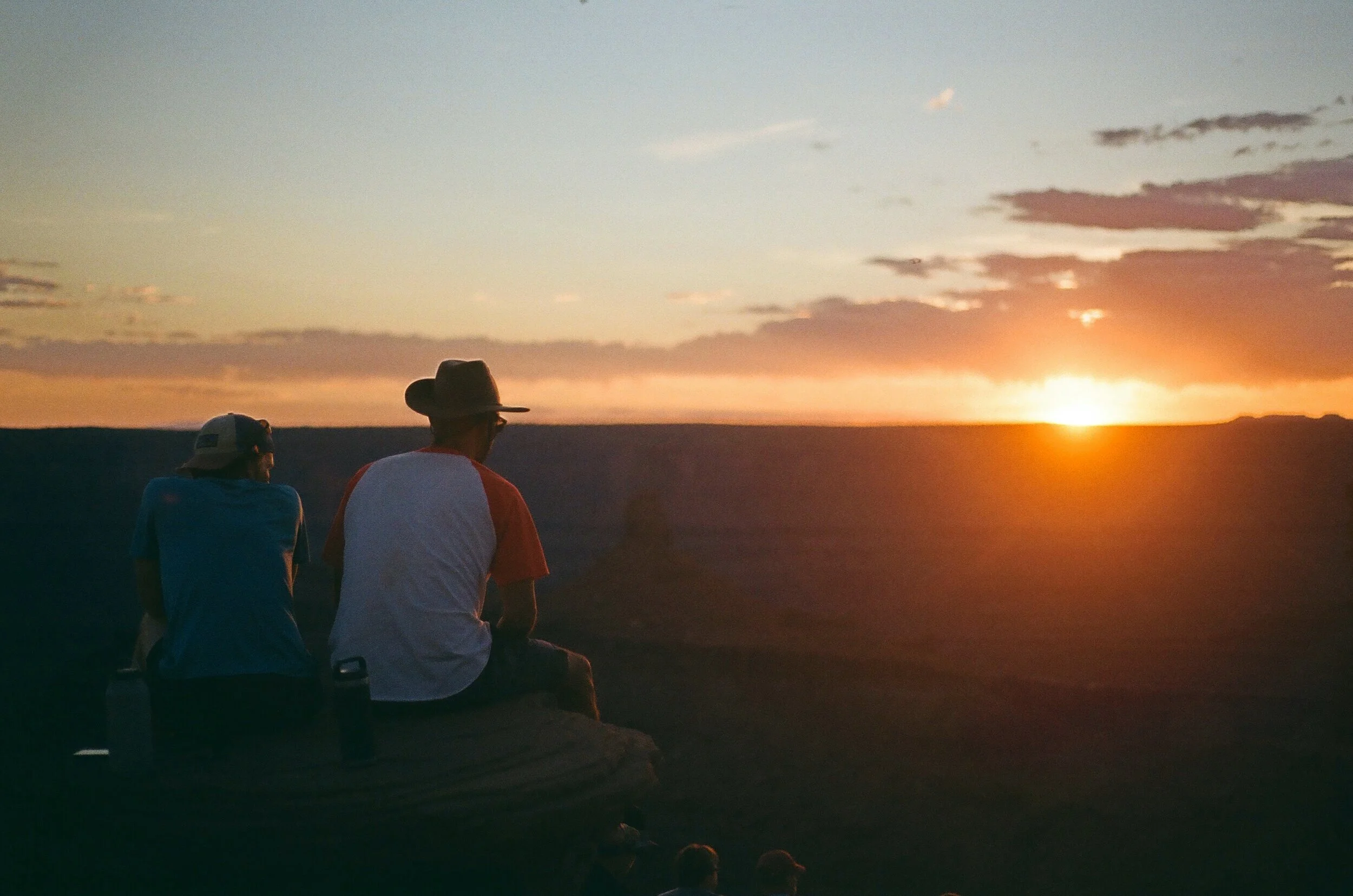 film of sunset at Dead Horse Point State Park