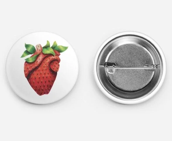 Strawberry Heart Button.JPG