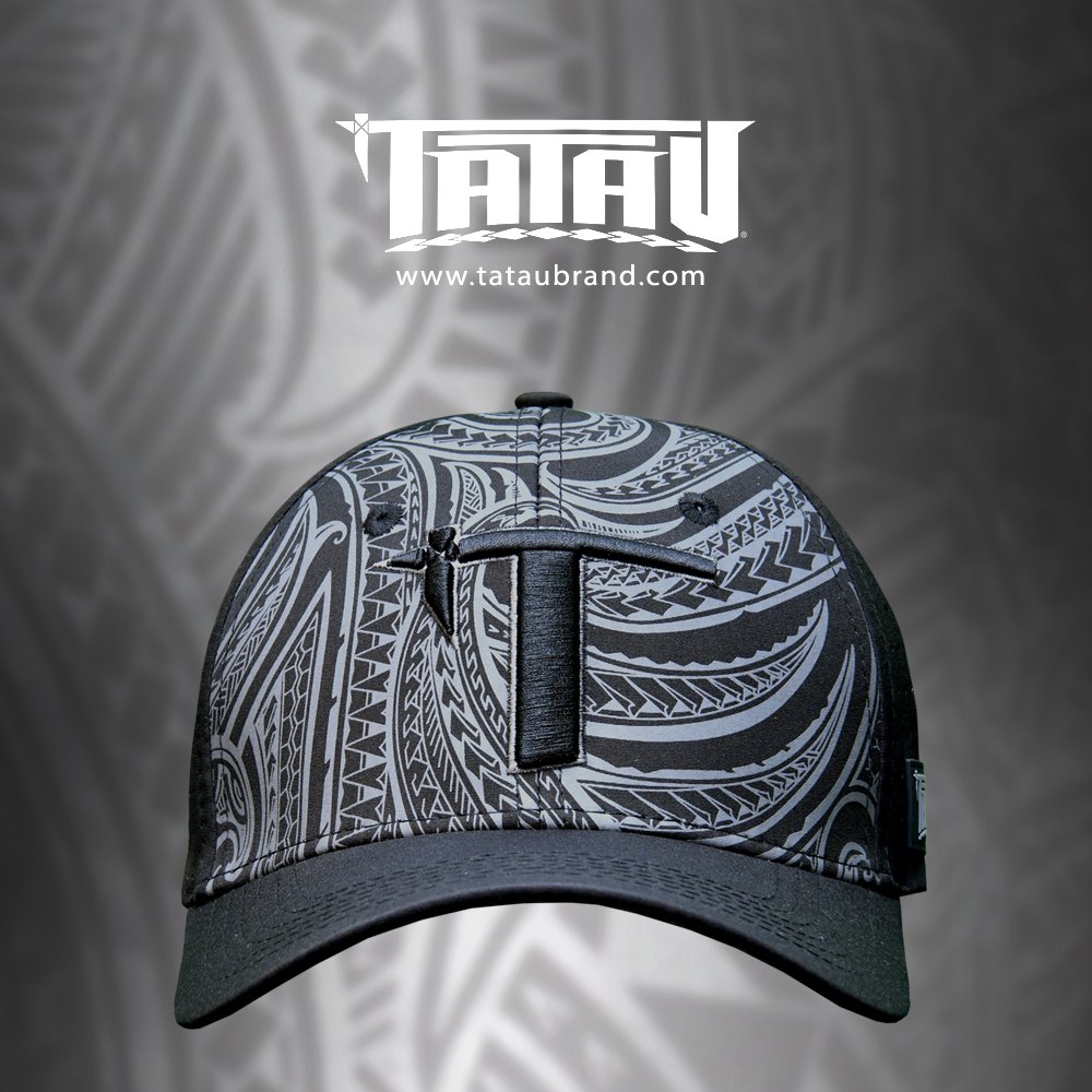 Tatau Rounded Bill Snap Back Black/Grey