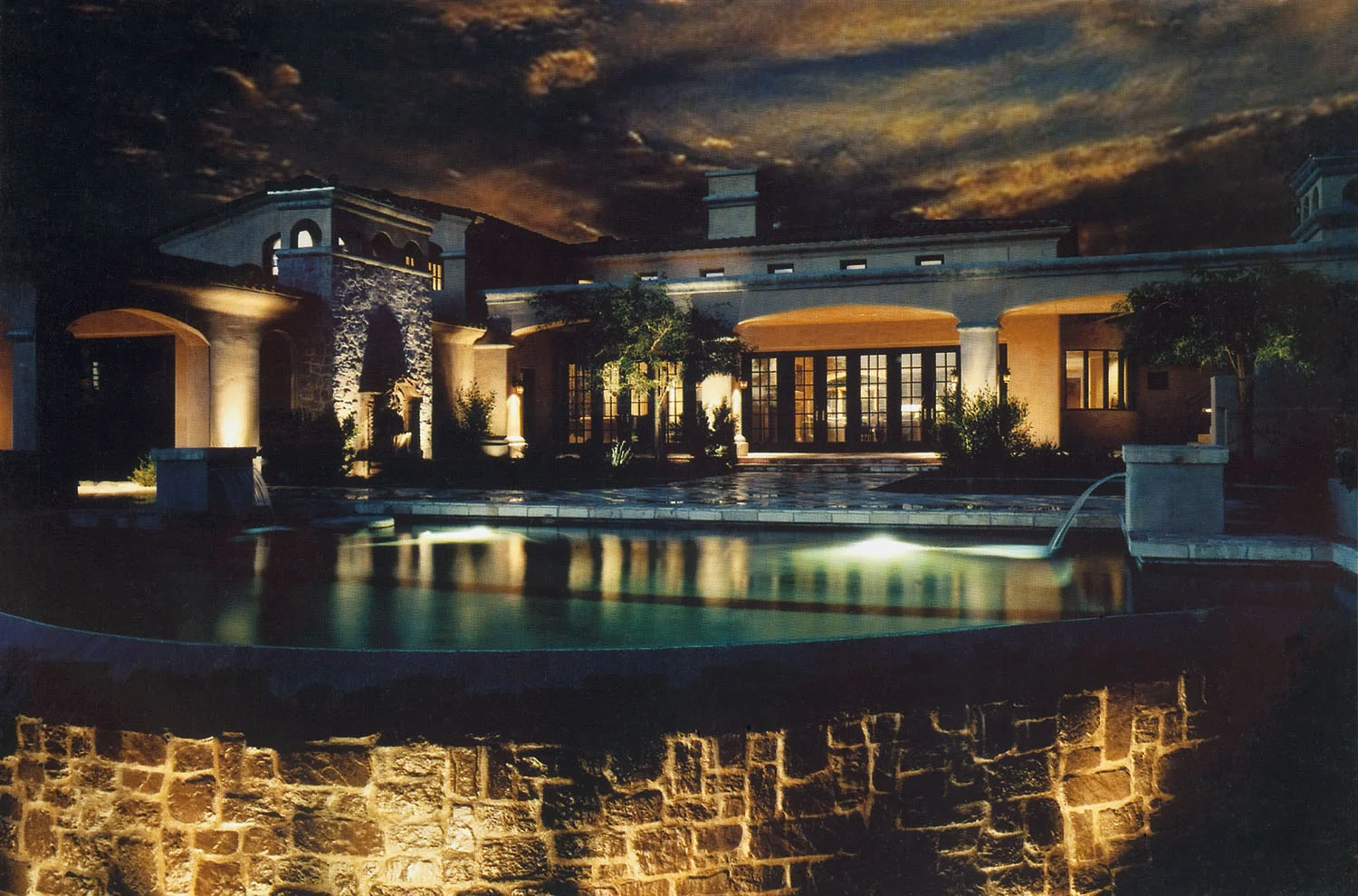 Outdoor lighting, Napa, CA
