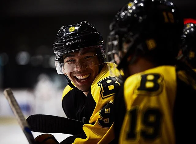 First game happiness @baramee.pchr  #bangkokbigbulls #bigbullshockey #bangkokhockey #baramee9