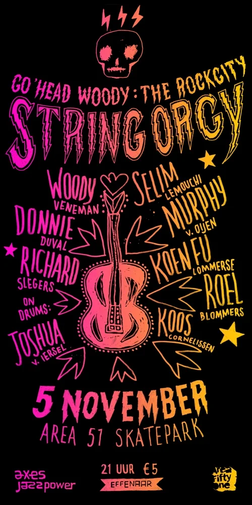 concert poster (silkscreen print)