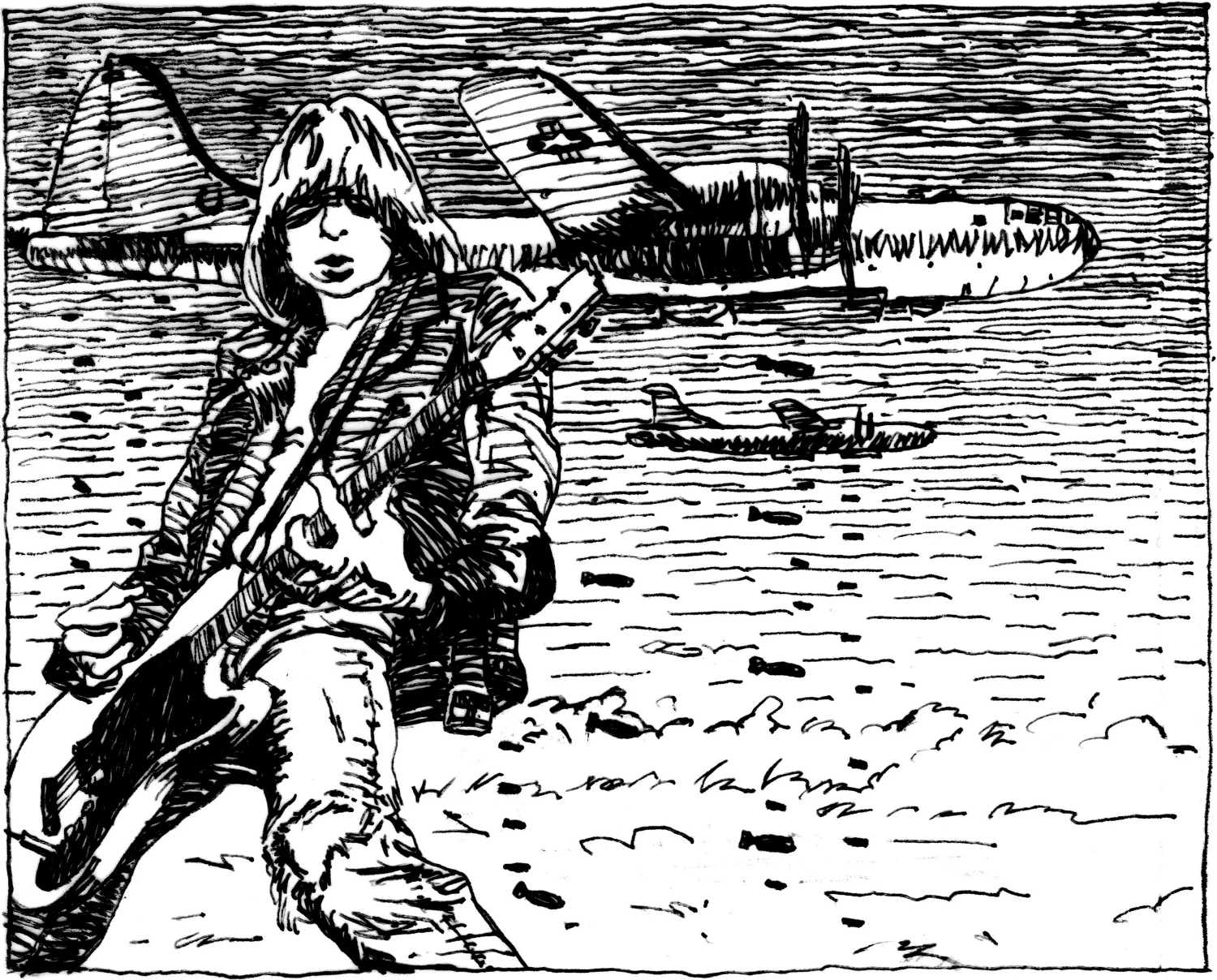 BLITZKRIEG BOP COMIC FOR FREAKZINE (DETAIL)