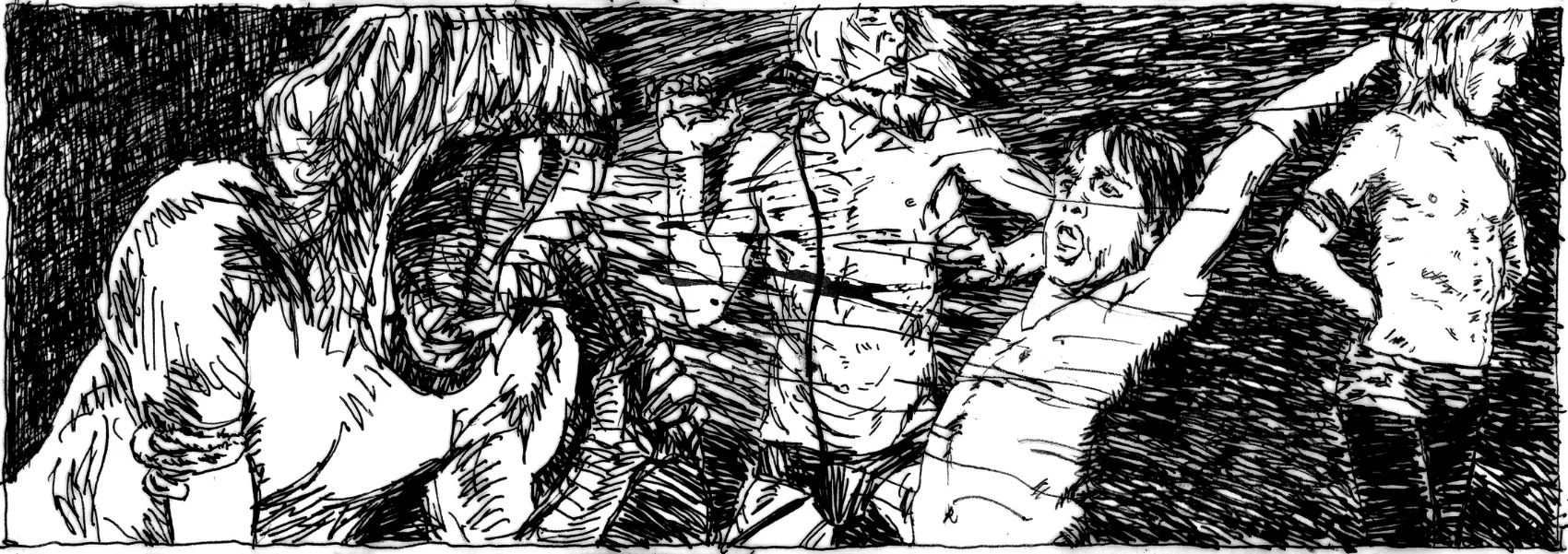 RAW POWER COMIC FOR FREAKZINE (DETAIL)