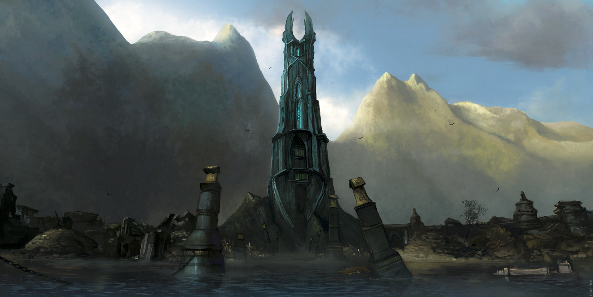 The ruins of Isengard