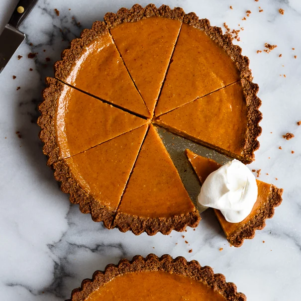 Ginger Snap Pumpkin Pie