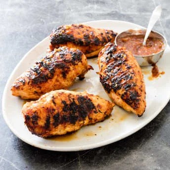 Basic Grilled Bone-in Chicken Breasts and Pieces