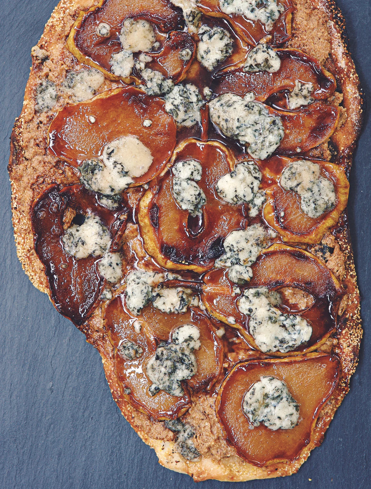 Caramelized Pear &amp; Roasted Walnut Pizza