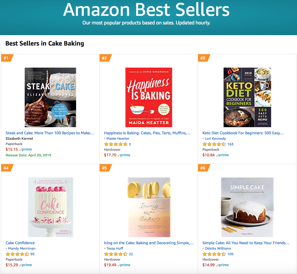 Steak &amp; Cake - Amazon Best Sellers #1 in Cake Baking!