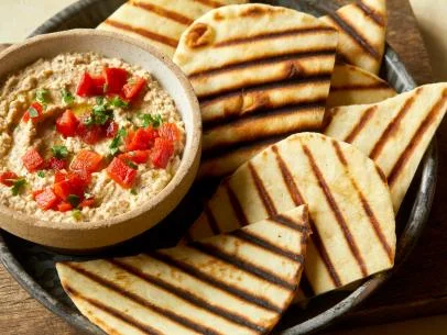Grilled Garlic Eggplant Dip