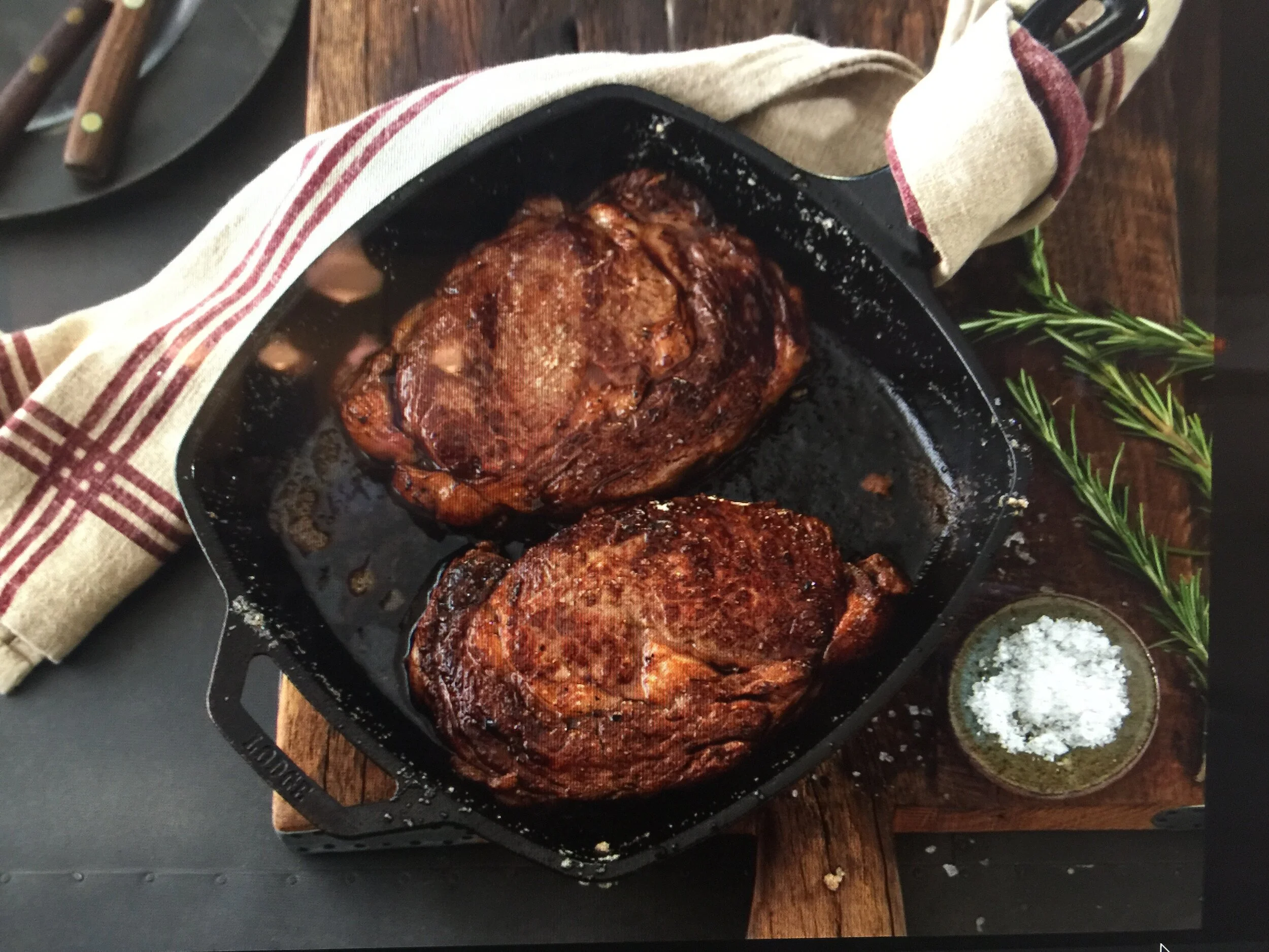 Red Hot Cast Iron Steak with Perfect Crust