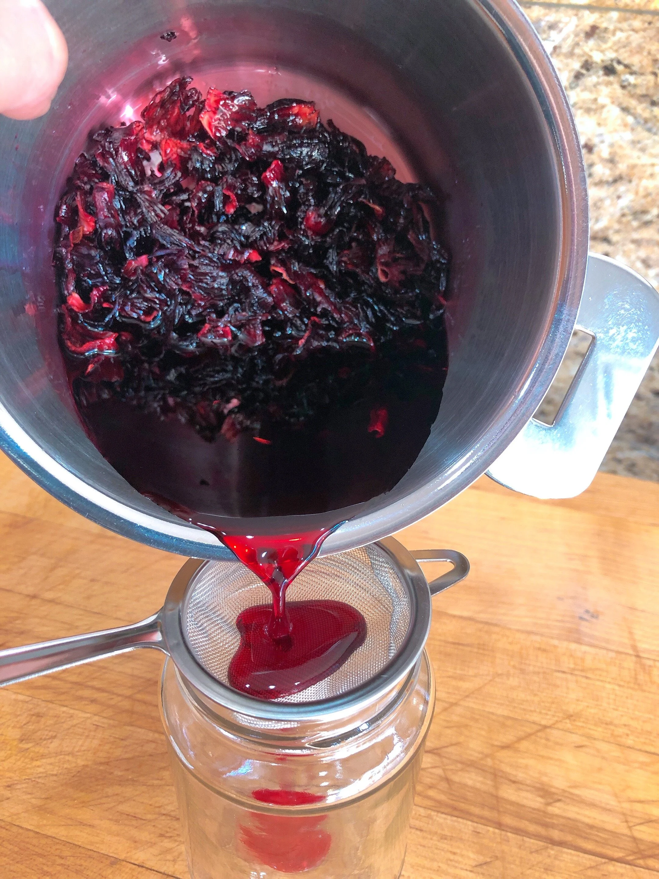 Hibiscus Simple Syrup