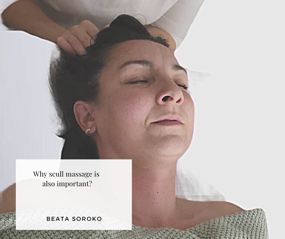 Scull Massage in Aesthetic Osteopathy Facial Massage 🌟

Did you know? Our skull isn&rsquo;t just a solid structure; it&rsquo;s a delicate balance of bones and it&rsquo;s build up from 2 sections: one protecting the brain, the other framing the face.