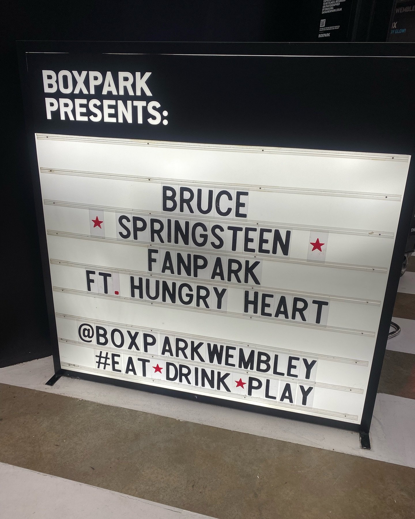 FREE ENTRY! Join us BEFORE &amp; AFTER the gig @boxparkwembley for even more Bruuuuuuuce 🎸🎷
Get down early to secure your spot in the room!!